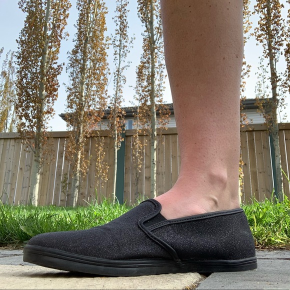 Vans Lo Pro Glitter Slip On Shoe - Picture 2 of 15